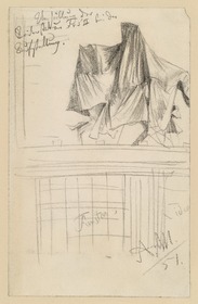 Umhüllung der Reiterstatue Friedrichs II. bei der Aufstellung