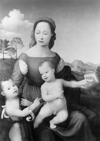 Maria mit dem Kind und dem jugendlichen Johannes