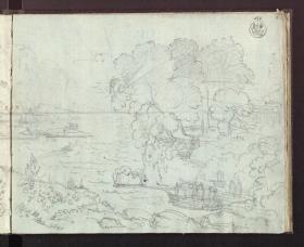 Entwurf zu dem Gemälde "Blick aufs Meer bei Sonnenaufgang" von 1807 oder 1808
