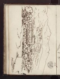 Blick auf das Castello della Zisa bei Palermo