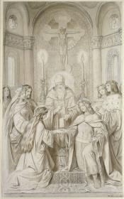 Vermählung der Heiligen Elisabeth mit Ludwig dem Heiligen von Thüringen