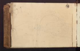 Mauerfragment & Torbogen bei Fiesole