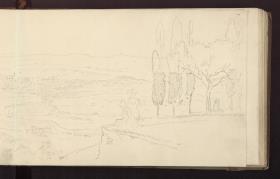 Aussicht von Fiesole auf die Ebene von Florenz