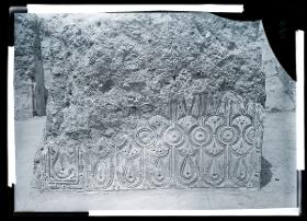 Privathäuser, Stuck, Haus XIII, Zimmer 6 (Ornament Nr. 104)