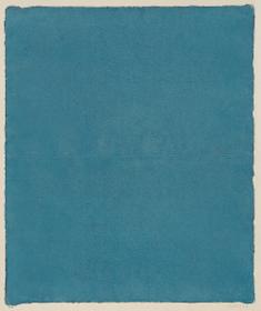 Einfarbig gestrichenes Papier (Büttenpapier mit Wasserzeichen)