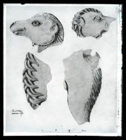 Zeichnung: al-Dschausaq al-Chaqani, Harem