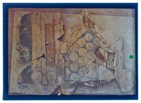 Malereien: al-Dschausaq al-Chaqani, Harem, Fragment einer Gewandfigur