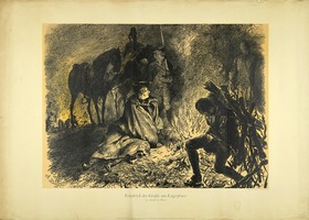 Friedrich der Grosse am Lagerfeuer
