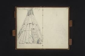 Tipi auf der Weltausstellung in Paris
