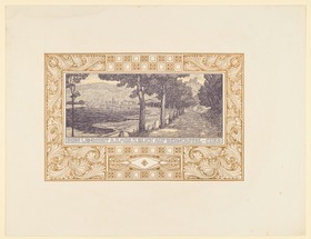 Probedruck, vermutlich zu Bilder vom Rhein und Mosel von J. V. Cissarz