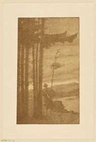 Probedruck der Illustration zu Gottfried Schwab, Wolkenschatten und Höhenglanz