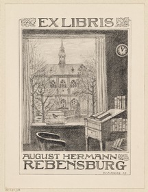 Exlibris August Hermann Rebensburg