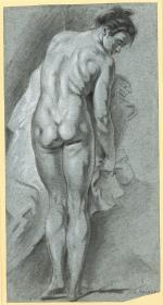 Weiblicher Akt, stehend, 181...