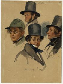 Franz Kugler, Karl Stawinsky, Peter Joseph Lenné, E. B. J. Raupach (?)