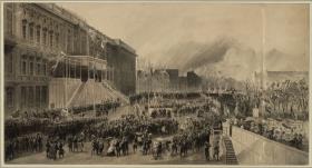Entwurf zur Huldigung vor König Friedrich Wilhelm IV.