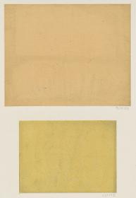 Einfarbig gestrichenes Papier