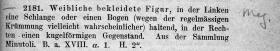 Weibliche bekleidete Figur
