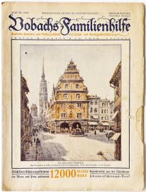 Vobachs Familienhilfe. Praktische Familien- und Modenzeitschrift mit Unfall- und Sterbegeldversicherung.