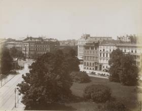 Berlin, Leipziger Platz und Potsdamer Platz von Osten