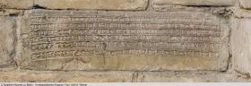 Ziegel mit Bauinschrift