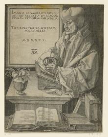 Porträt des Erasmus von Rotterdam