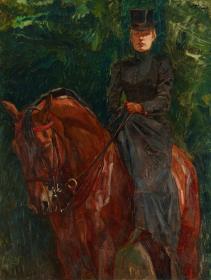 Reiterin (Ida Görtz zu Pferde)