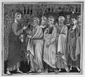 Petrus erhält von Christus das Schlüsselamt