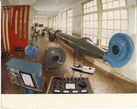 "Elektror" Karl W. Müller, Prüfstand für Ventilatoren=Bau / Elektror in Esslingen