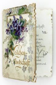 Veilchenbotschaft. Ein Blütenkranz von Liedern und Bildern.