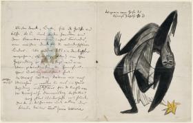 Tänzerin vom Hofe des Königs Jussuf (samt Brief von Franz Marc an Else Lasker-Schüler)