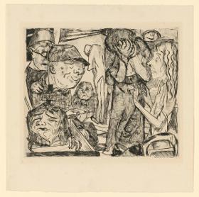 Irrenhaus (Blatt 3 aus "Gesichter")