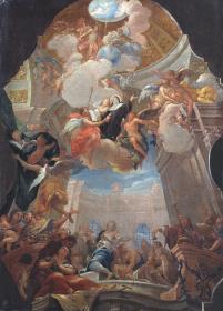 Die Verherrlichung der heiligen Ottilie