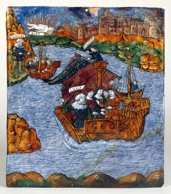 Episode aus der Aeneis: Die Überfahrt des Aeneas nach Sizilien