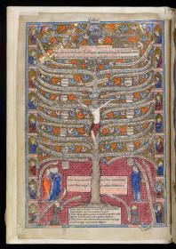 Biblia vulgata. Der Kreuzesbaum