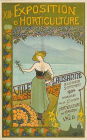 XIIIe. Exposition d'Horticulture. Ville de Lausanne 1904