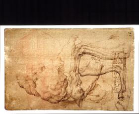 Torso Belvedere und Fragment eines Obelisken