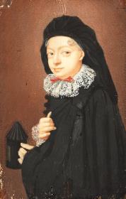 Eine Dame als Scaramuz