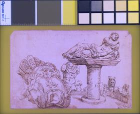 Oberer Statuenhof der Casa Gallo und Mars-Torso