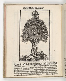 Wittenberger Heiltumsbuch: Reliquiar mit der Wurzel Jesse