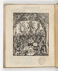 Wittenberger Heiltumsbuch: Wappenschild mit gekreuzten Schwertern