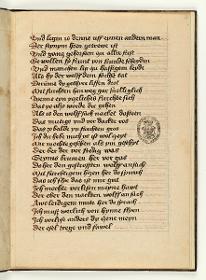Fabel vom kranken Löwen. Handschriftliche Textseite