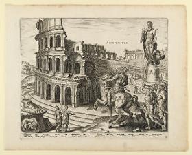 Das Kolosseum in Rom, Blatt 8 aus der Folge: Die acht Weltwunder