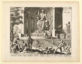 Die Jupiterstatue in Olympia, Blatt 3 aus der Folge: Die acht Weltwunder