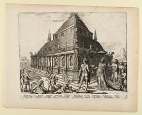 Das Mausoleum in Halikarnassos, Blatt 6 aus der Folge: Die acht Weltwunder