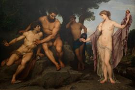Prometheus und Epimetheus vor Pandora