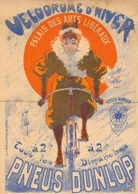 Vélodrome d'hiver. Pneus Dunlop