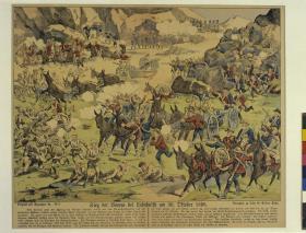 Sieg der Boeren bei Ladysmith am 30. Oktober 1899.