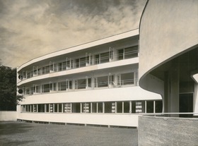Breslau, Werkbundausstellung 1929 "Wohnung und Werkraum", Nr. 31, Wohnheim für Ledige und kinderlose Ehepaare