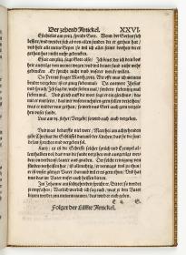 Kapitel "Der zehend Artickel.", aus: "Das Symbolum oder gemeine Bekentnis der zwelff Aposteln [...]" (Apostelmartyrien), Wittenberg 1539