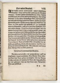 Kapitel "Der ander Artickel.", aus: "Das Symbolum oder gemeine Bekentnis der zwelff Aposteln [...]" (Apostelmartyrien), Wittenberg 1539